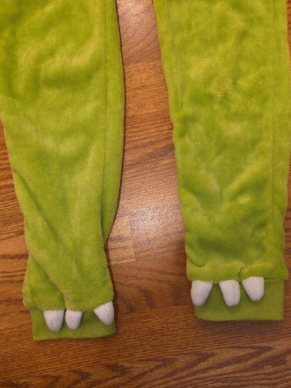 Disney Monsters Inc Hooded One-Piece Footie Pajamas Size 12 Years Old